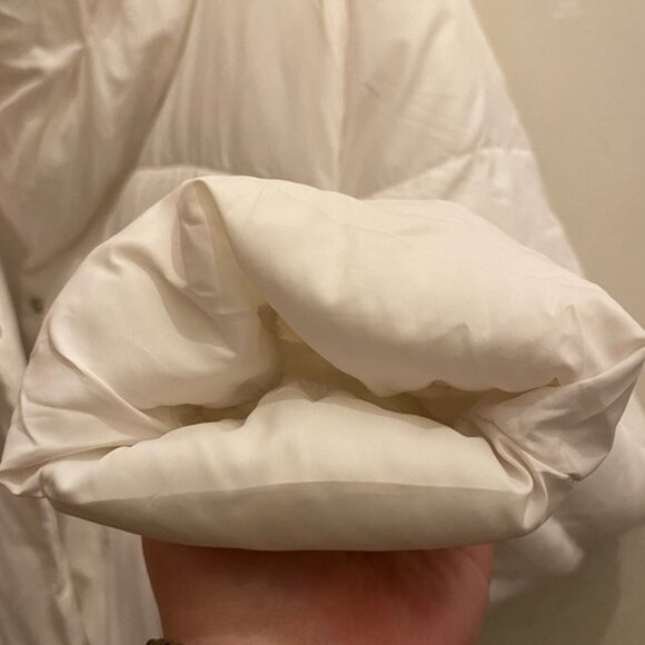 NWT LOFT Puffer Coat in WHITE - Picture 5 of 5